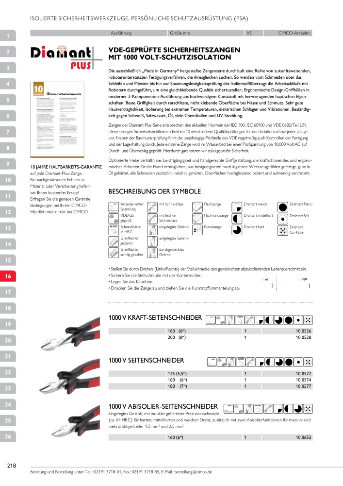 CIMCO - Gesamtkatalog Nb. : 20170 - Page 218