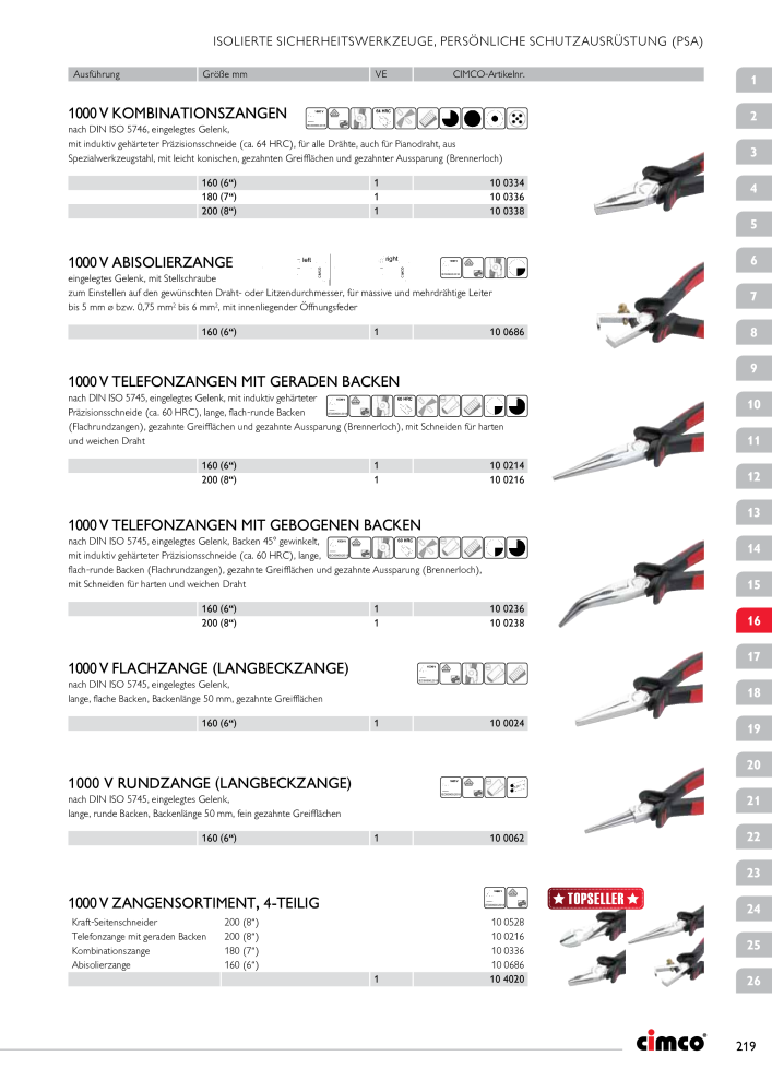 CIMCO - Gesamtkatalog Nb. : 20170 - Page 219