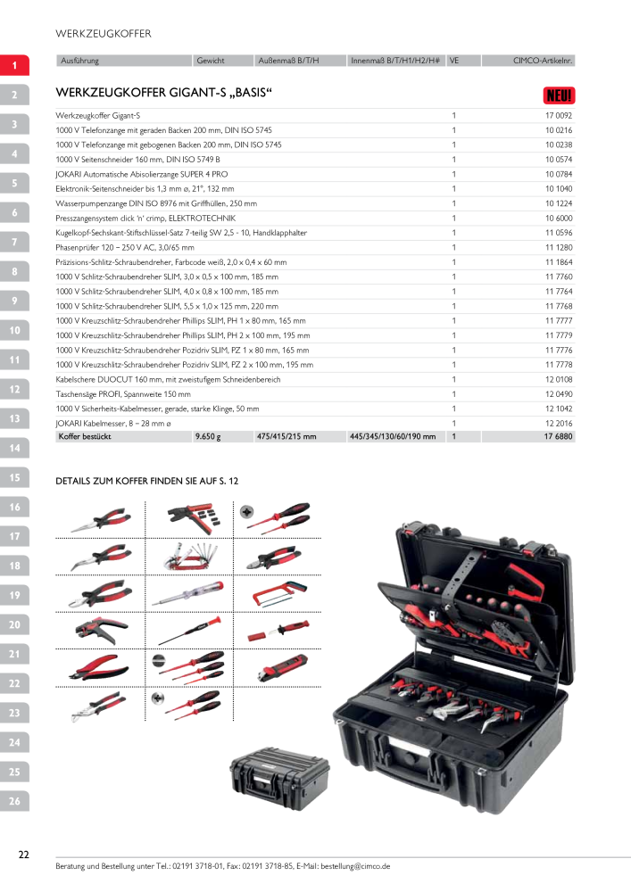 CIMCO - Gesamtkatalog NR.: 20170 - Pagina 22