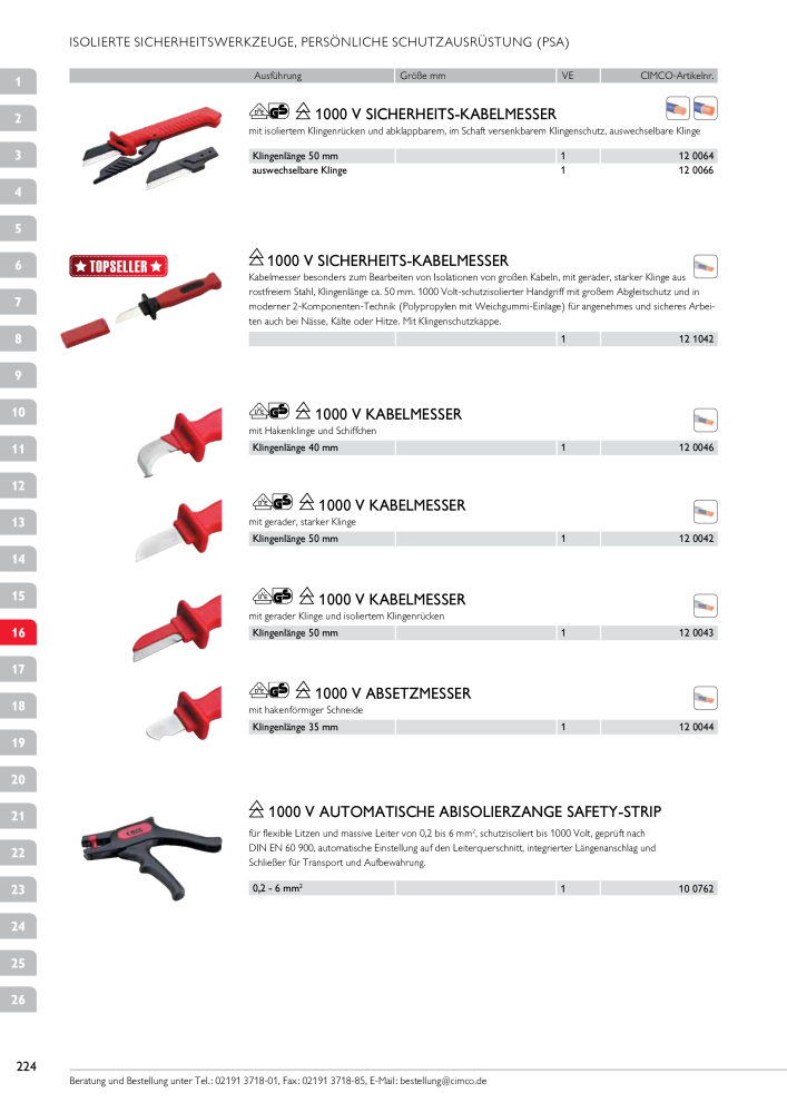 CIMCO - Gesamtkatalog Nb. : 20170 - Page 224