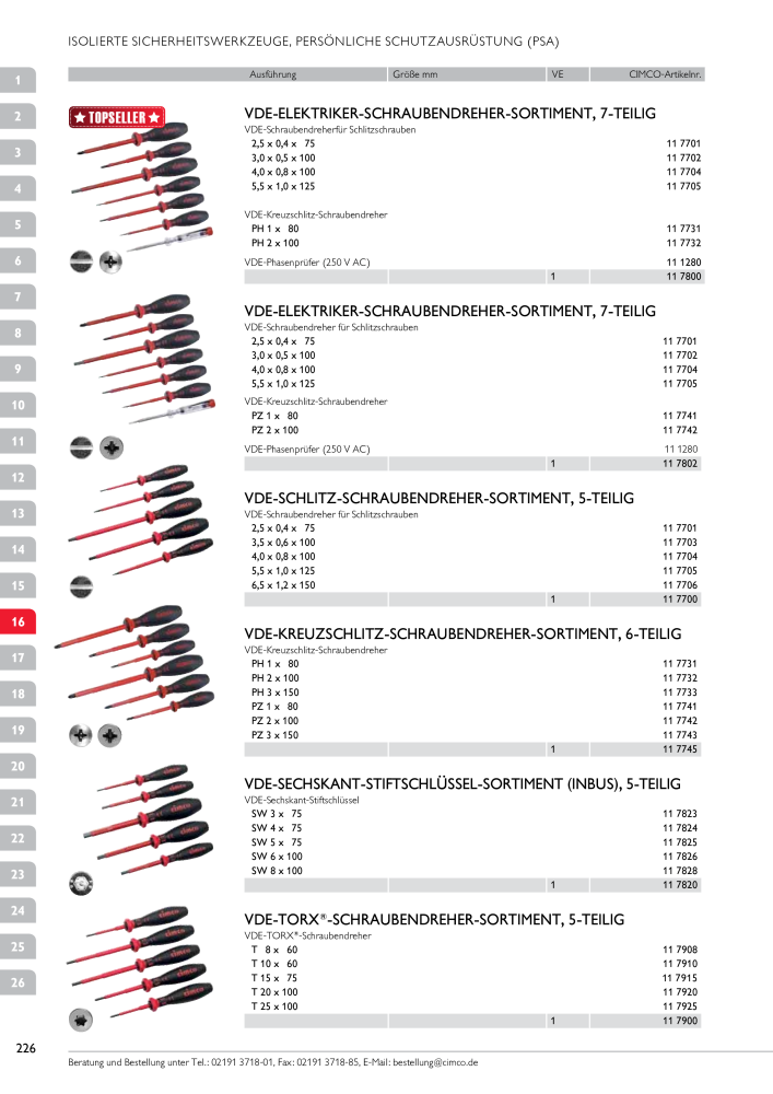 CIMCO - Gesamtkatalog Nb. : 20170 - Page 226