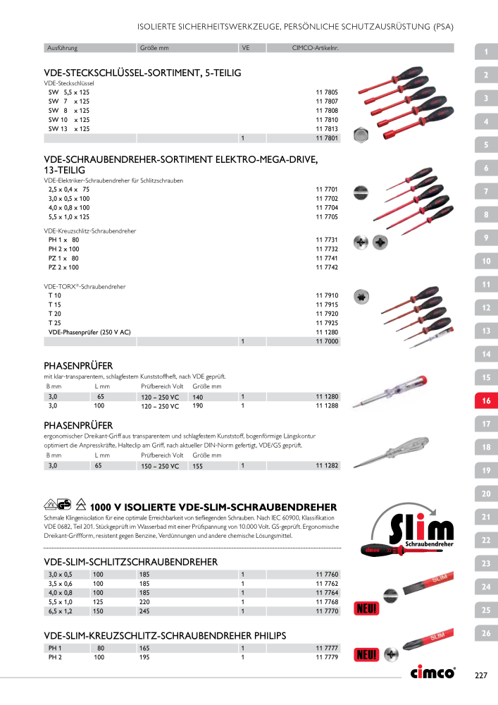 CIMCO - Gesamtkatalog NR.: 20170 - Seite 227