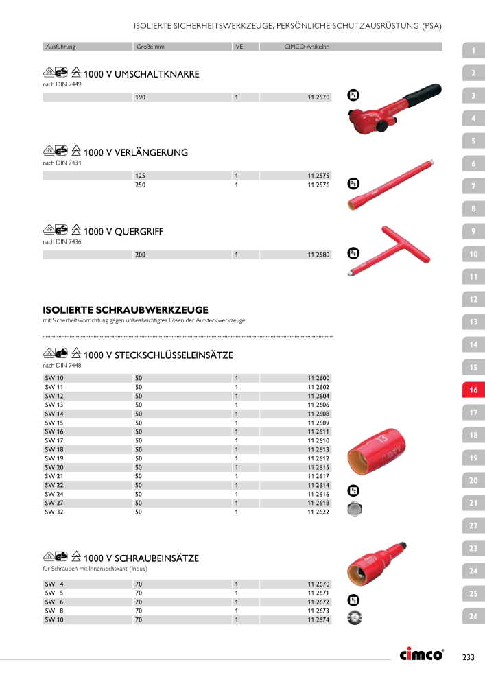 CIMCO - Gesamtkatalog Nb. : 20170 - Page 233