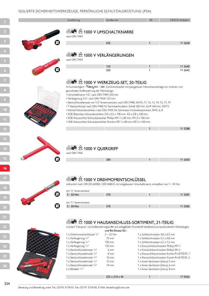 CIMCO - Gesamtkatalog NR.: 20170 - Pagina 234