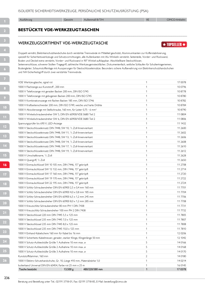 CIMCO - Gesamtkatalog Nb. : 20170 - Page 236