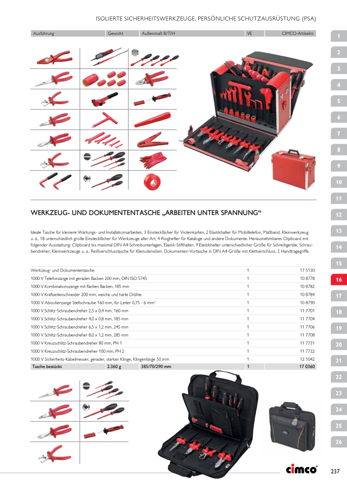 CIMCO - Gesamtkatalog Nb. : 20170 - Page 237