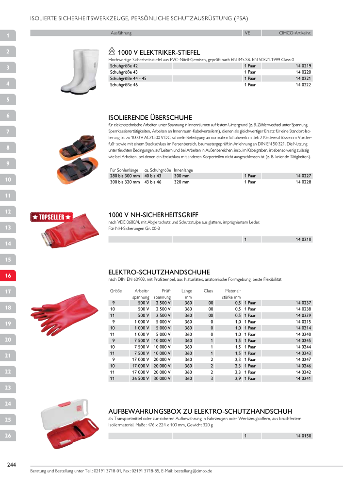 CIMCO - Gesamtkatalog Nb. : 20170 - Page 244