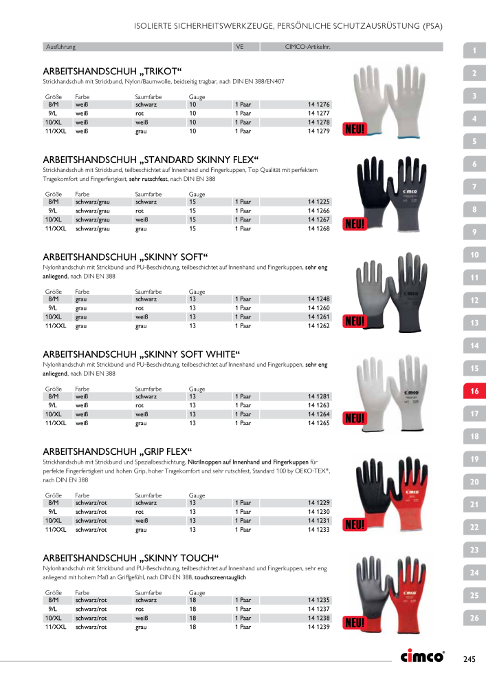 CIMCO - Gesamtkatalog NR.: 20170 - Pagina 245