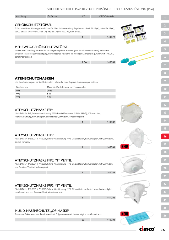 CIMCO - Gesamtkatalog Nb. : 20170 - Page 247