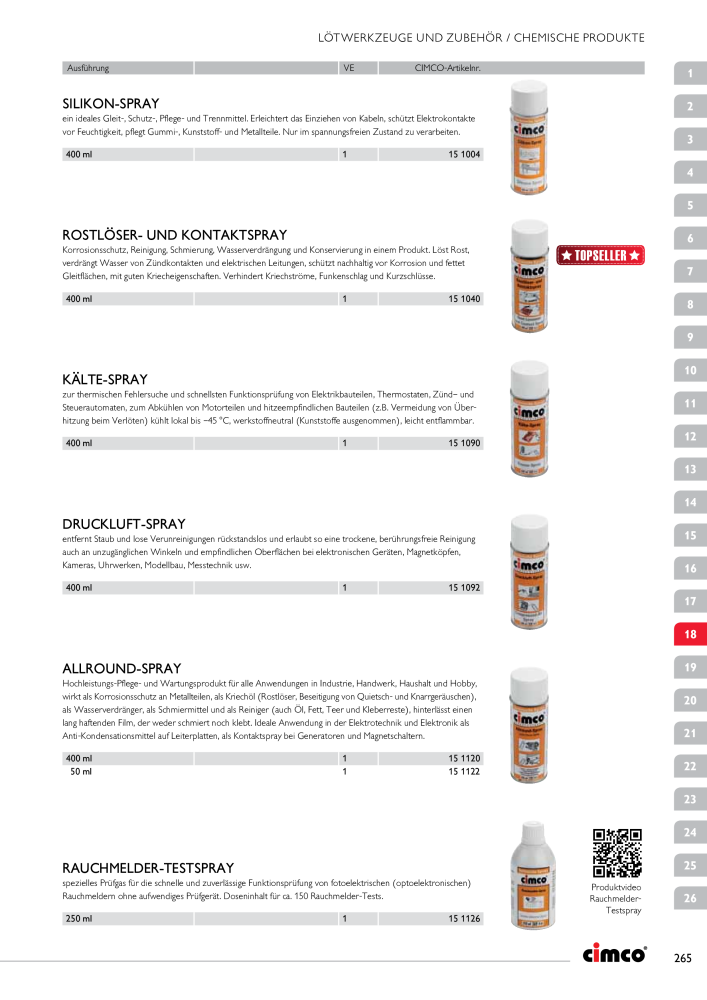 CIMCO - Gesamtkatalog Nb. : 20170 - Page 265