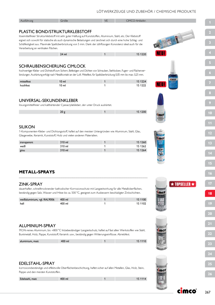 CIMCO - Gesamtkatalog NR.: 20170 - Pagina 267