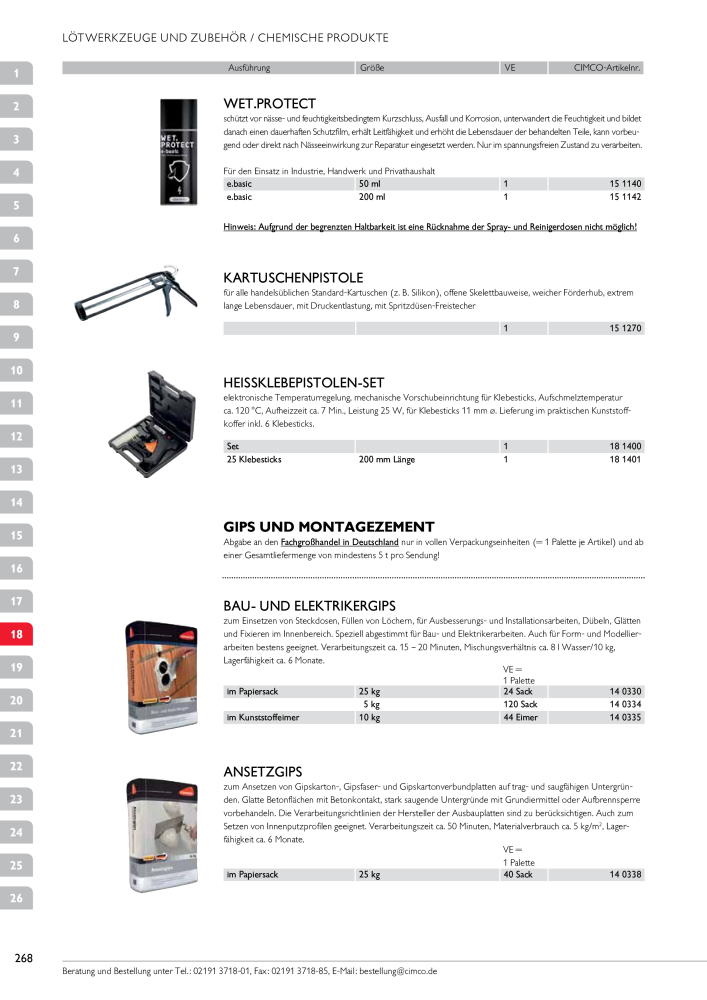 CIMCO - Gesamtkatalog Nb. : 20170 - Page 268