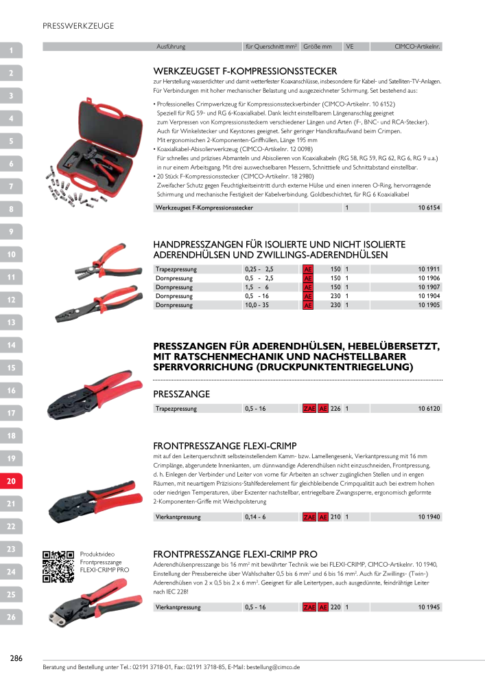 CIMCO - Gesamtkatalog NR.: 20170 - Pagina 286