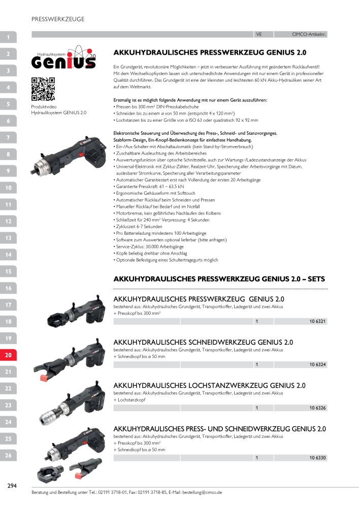 CIMCO - Gesamtkatalog Nb. : 20170 - Page 294