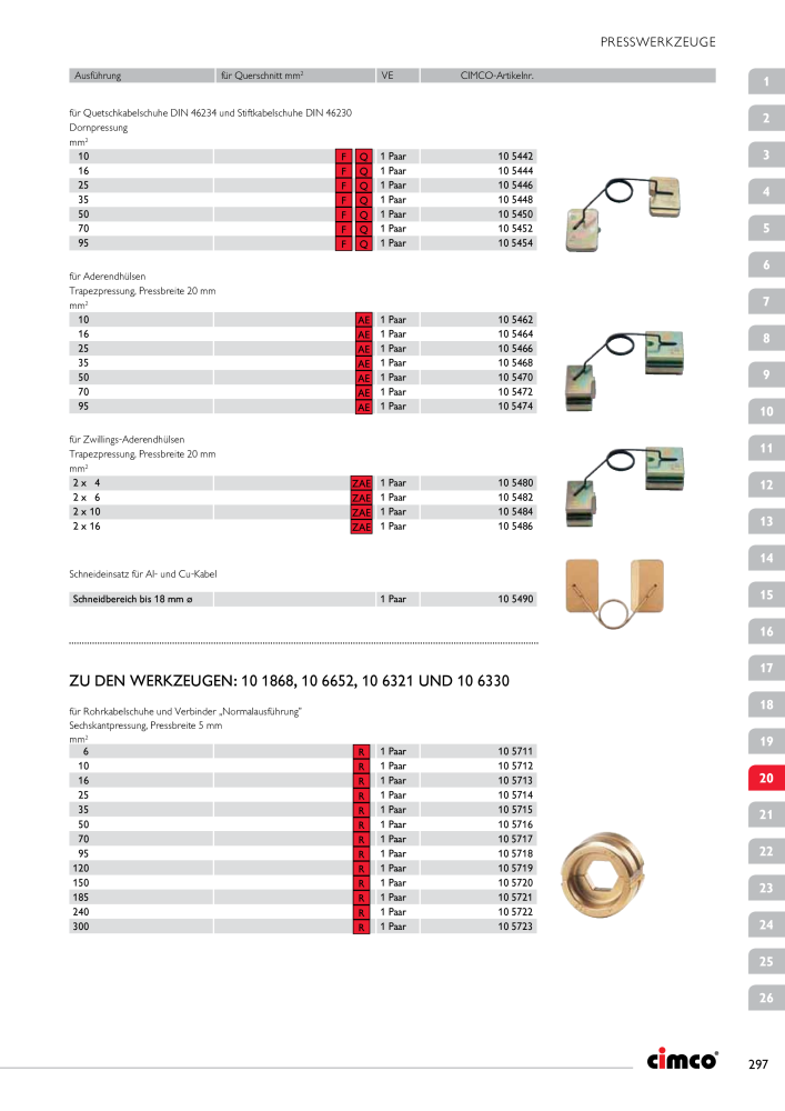 CIMCO - Gesamtkatalog Nb. : 20170 - Page 297