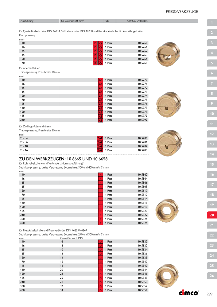 CIMCO - Gesamtkatalog Nb. : 20170 - Page 299