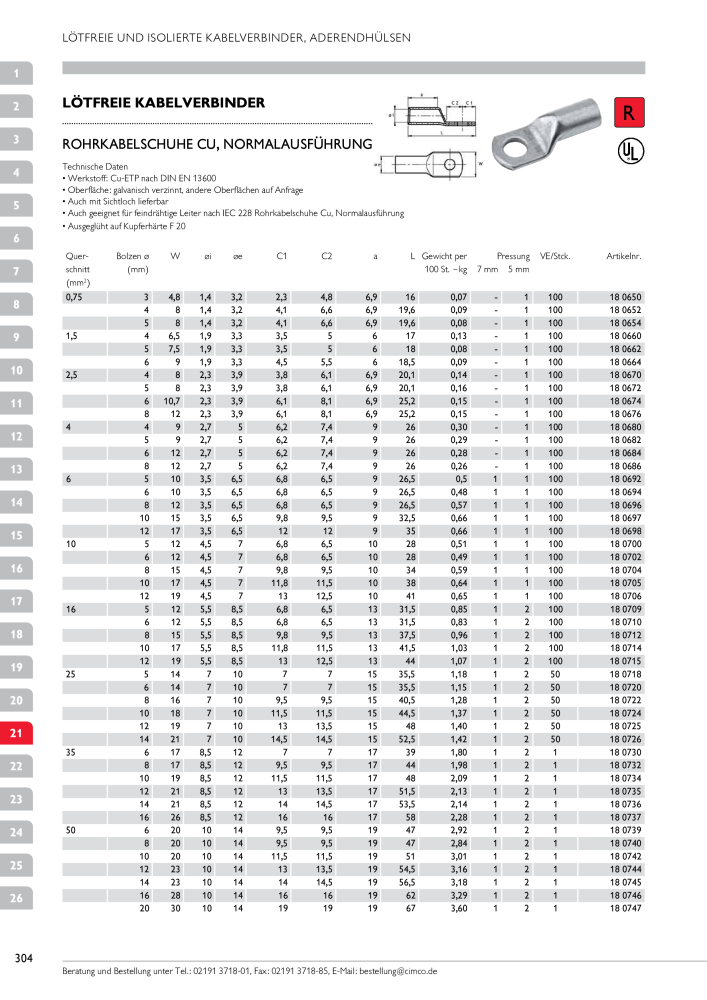 CIMCO - Gesamtkatalog NR.: 20170 - Seite 304