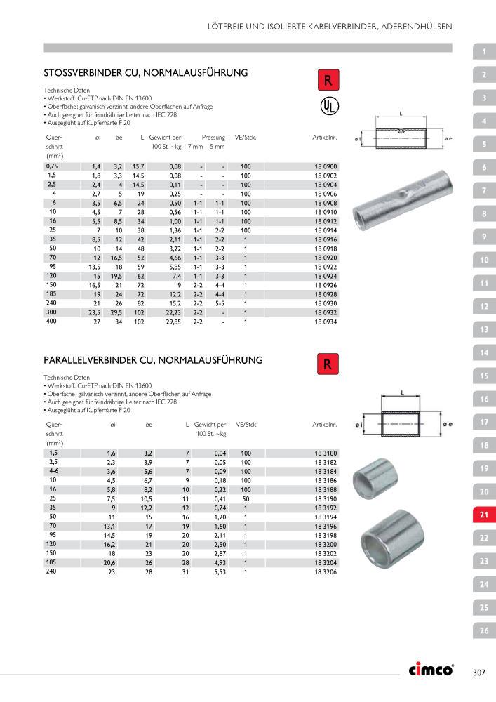 CIMCO - Gesamtkatalog Nb. : 20170 - Page 307