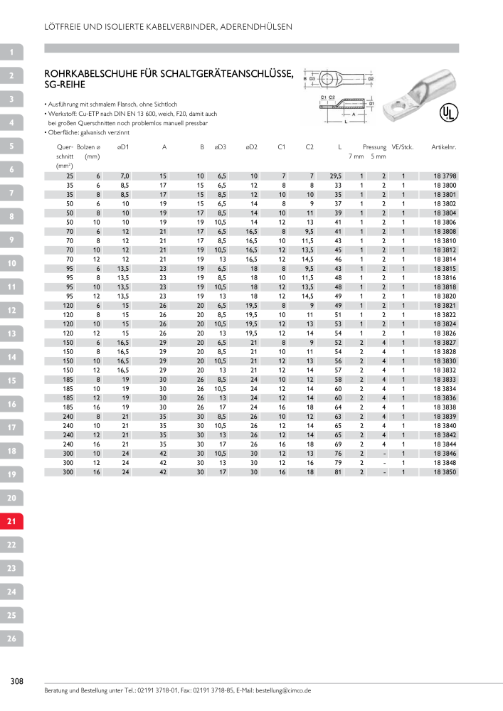 CIMCO - Gesamtkatalog NR.: 20170 - Seite 308