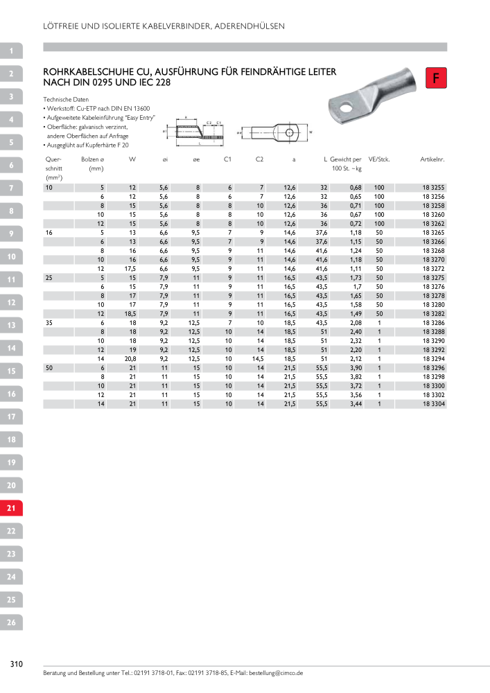 CIMCO - Gesamtkatalog NR.: 20170 - Pagina 310