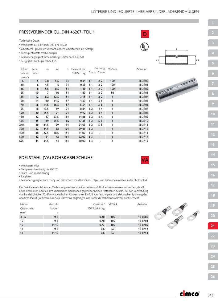 CIMCO - Gesamtkatalog Nb. : 20170 - Page 313