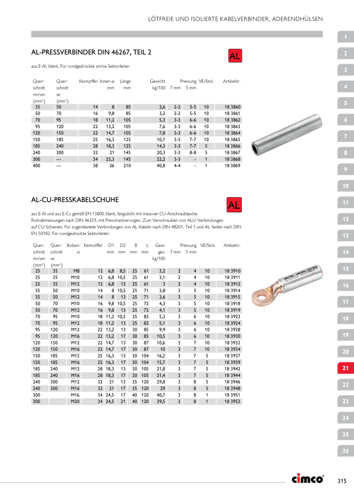 CIMCO - Gesamtkatalog Nb. : 20170 - Page 315