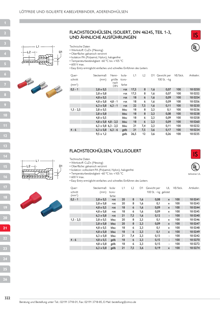 CIMCO - Gesamtkatalog NR.: 20170 - Seite 322