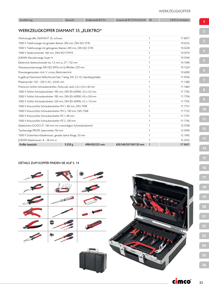 CIMCO - Gesamtkatalog NR.: 20170 - Seite 33