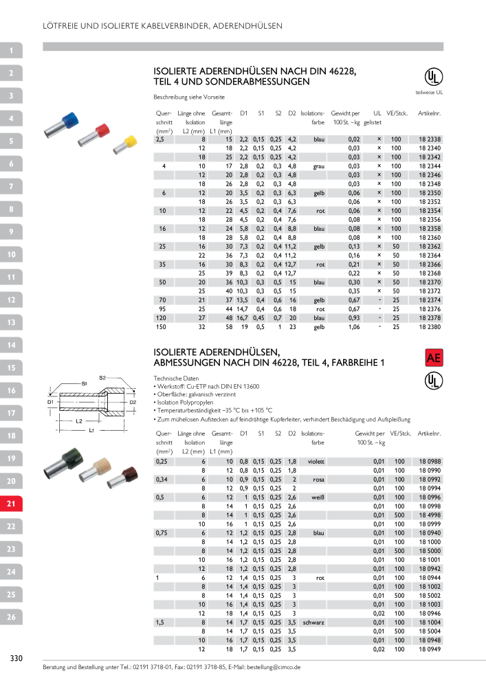 CIMCO - Gesamtkatalog NR.: 20170 - Seite 330