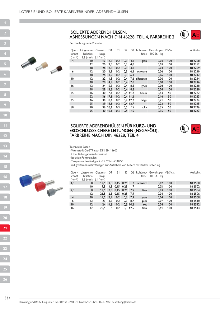 CIMCO - Gesamtkatalog NR.: 20170 - Pagina 332