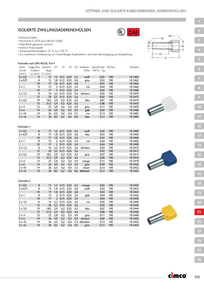 CIMCO - Gesamtkatalog Nb. : 20170 - Page 333