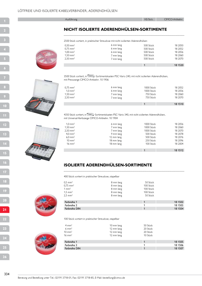 CIMCO - Gesamtkatalog NR.: 20170 - Pagina 334