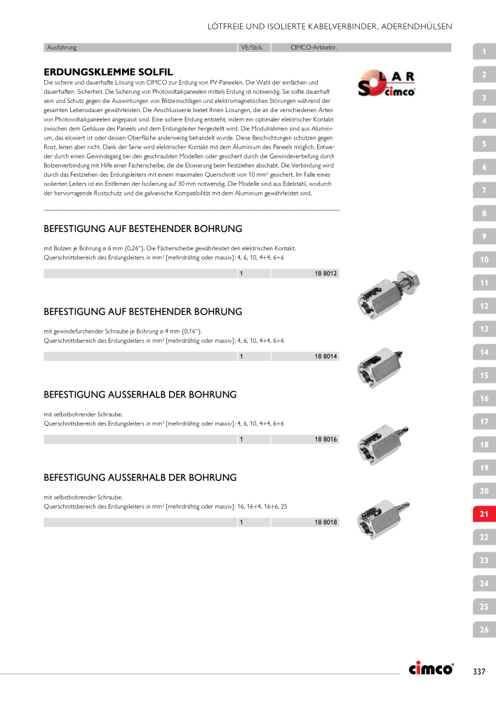 CIMCO - Gesamtkatalog Nb. : 20170 - Page 337