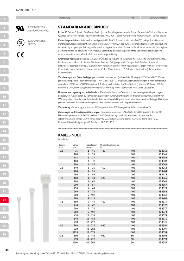 CIMCO - Gesamtkatalog NR.: 20170 - Pagina 340