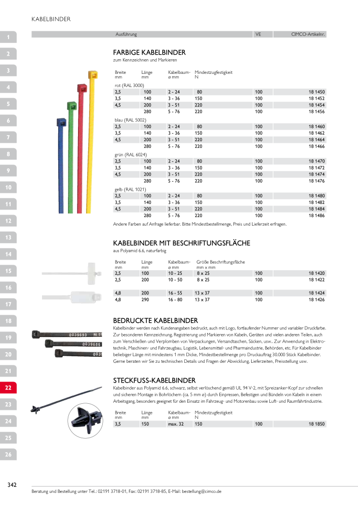 CIMCO - Gesamtkatalog Nb. : 20170 - Page 342