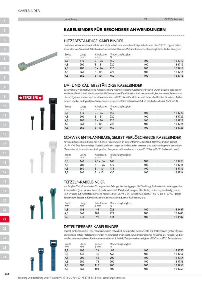 CIMCO - Gesamtkatalog Nb. : 20170 - Page 344