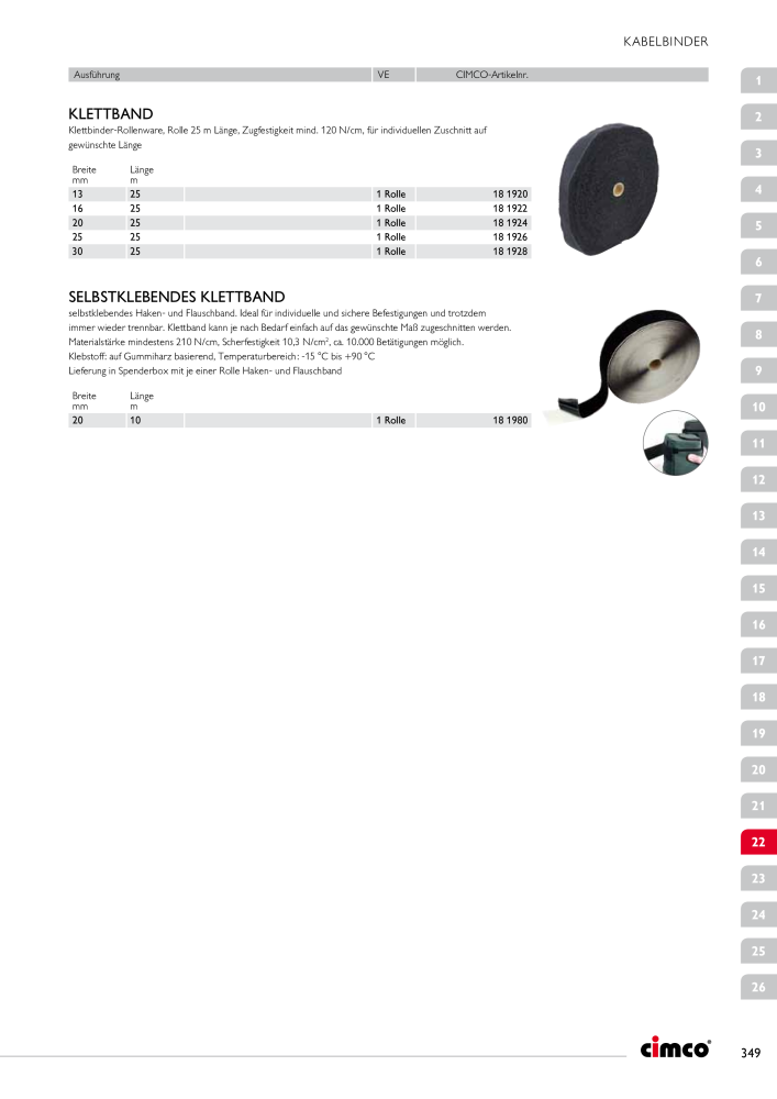 CIMCO - Gesamtkatalog Nb. : 20170 - Page 349