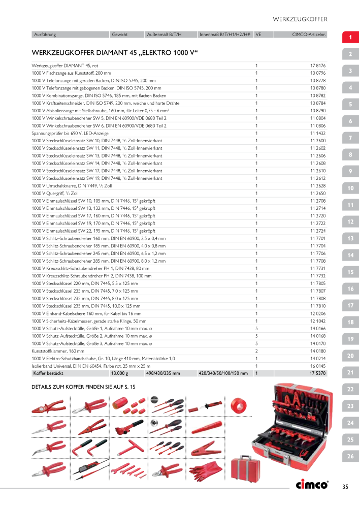 CIMCO - Gesamtkatalog NR.: 20170 - Pagina 35