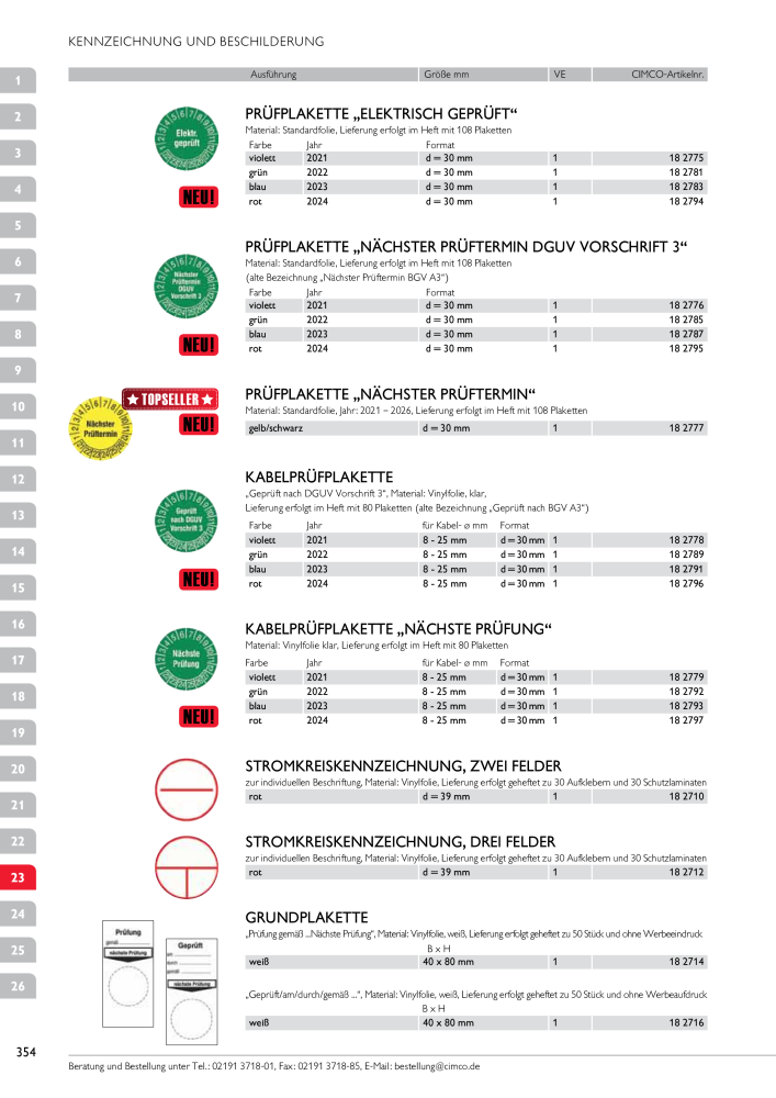 CIMCO - Gesamtkatalog NR.: 20170 - Seite 354