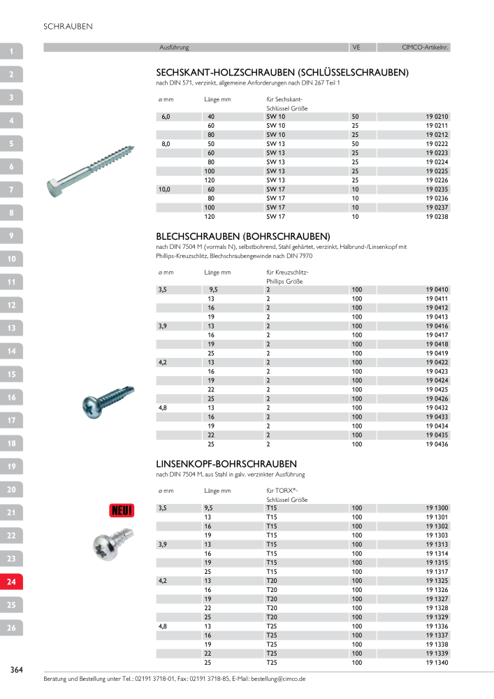 CIMCO - Gesamtkatalog NR.: 20170 - Pagina 364