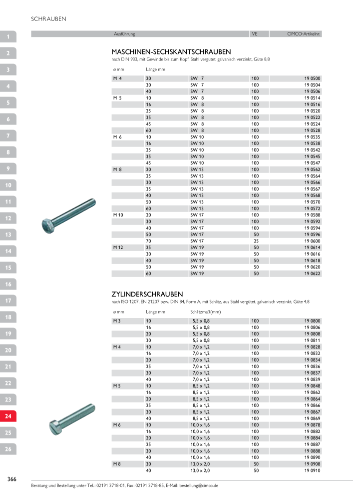 CIMCO - Gesamtkatalog Nb. : 20170 - Page 366