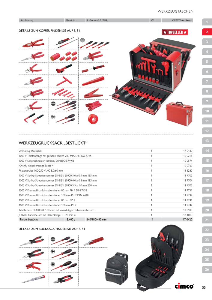 CIMCO - Gesamtkatalog Nb. : 20170 - Page 55