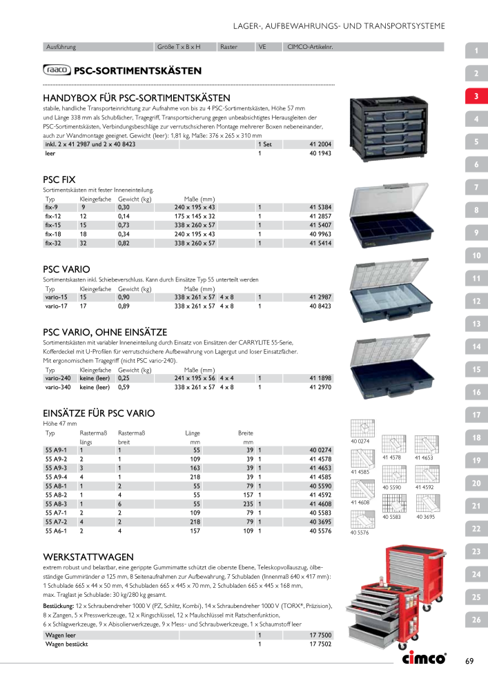 CIMCO - Gesamtkatalog Nb. : 20170 - Page 69