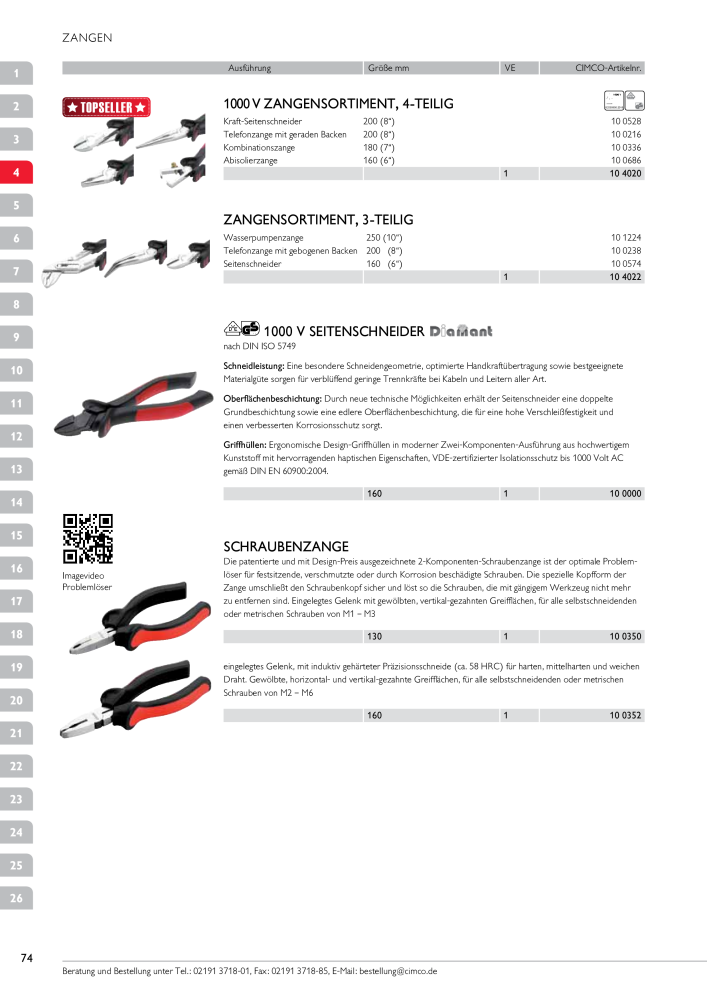 CIMCO - Gesamtkatalog Nb. : 20170 - Page 74