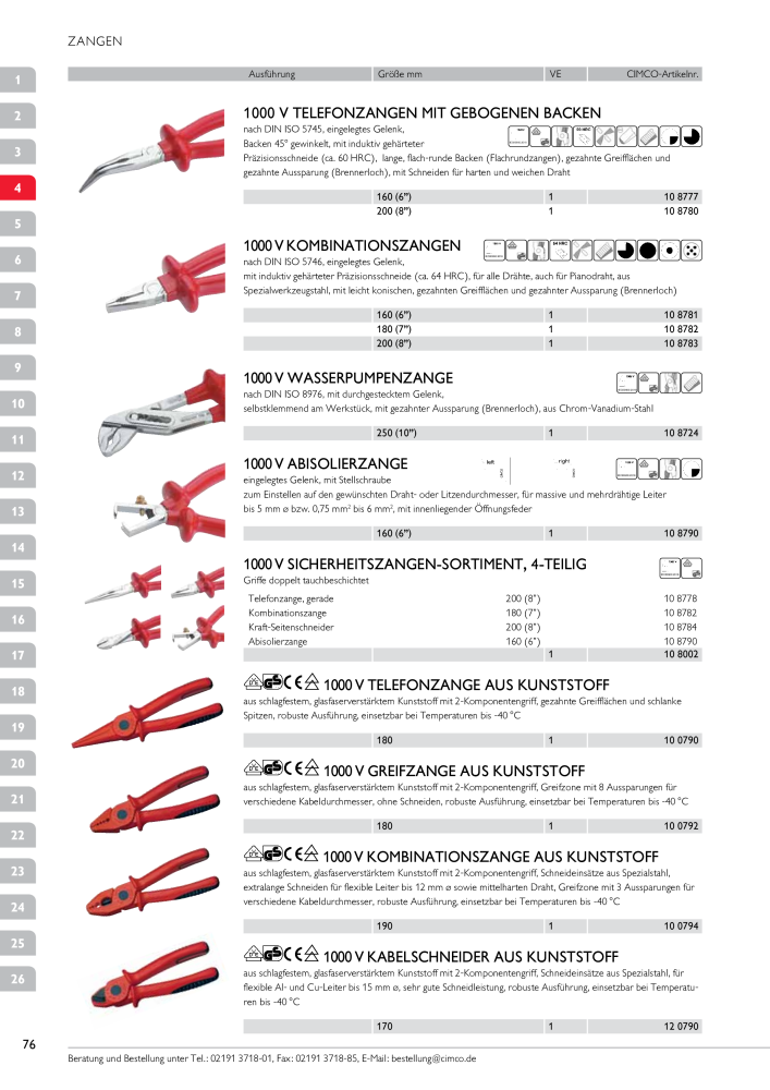 CIMCO - Gesamtkatalog NR.: 20170 - Pagina 76