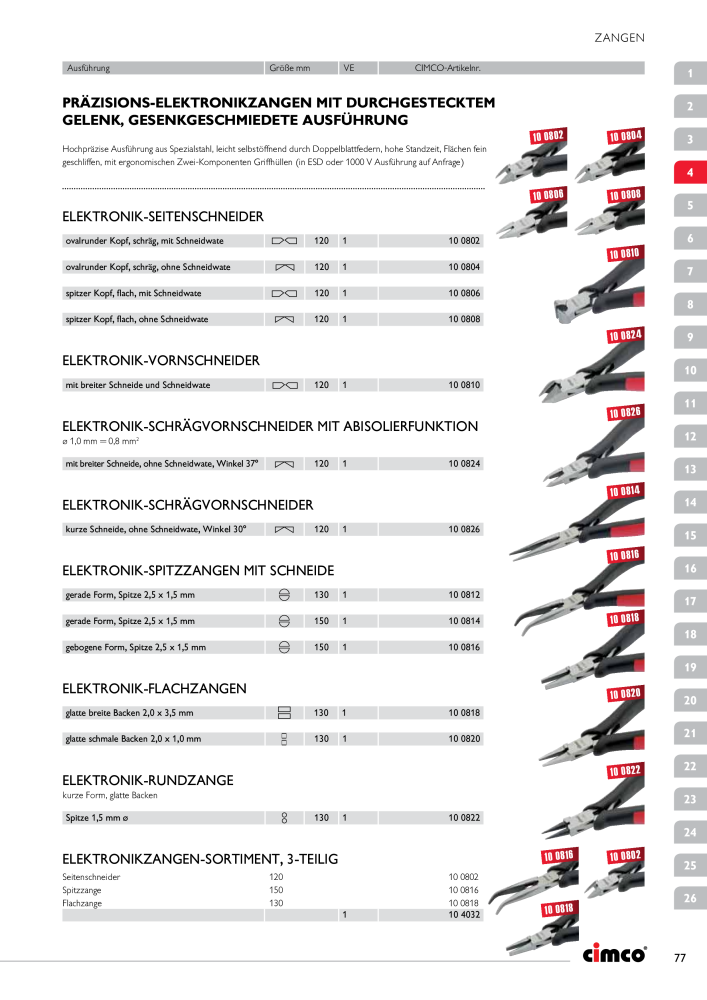 CIMCO - Gesamtkatalog NR.: 20170 - Pagina 77