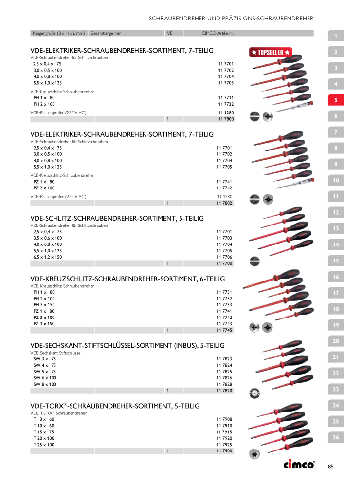 CIMCO - Gesamtkatalog NR.: 20170 - Seite 85