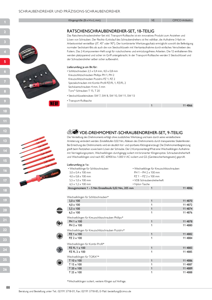 CIMCO - Gesamtkatalog Nb. : 20170 - Page 88