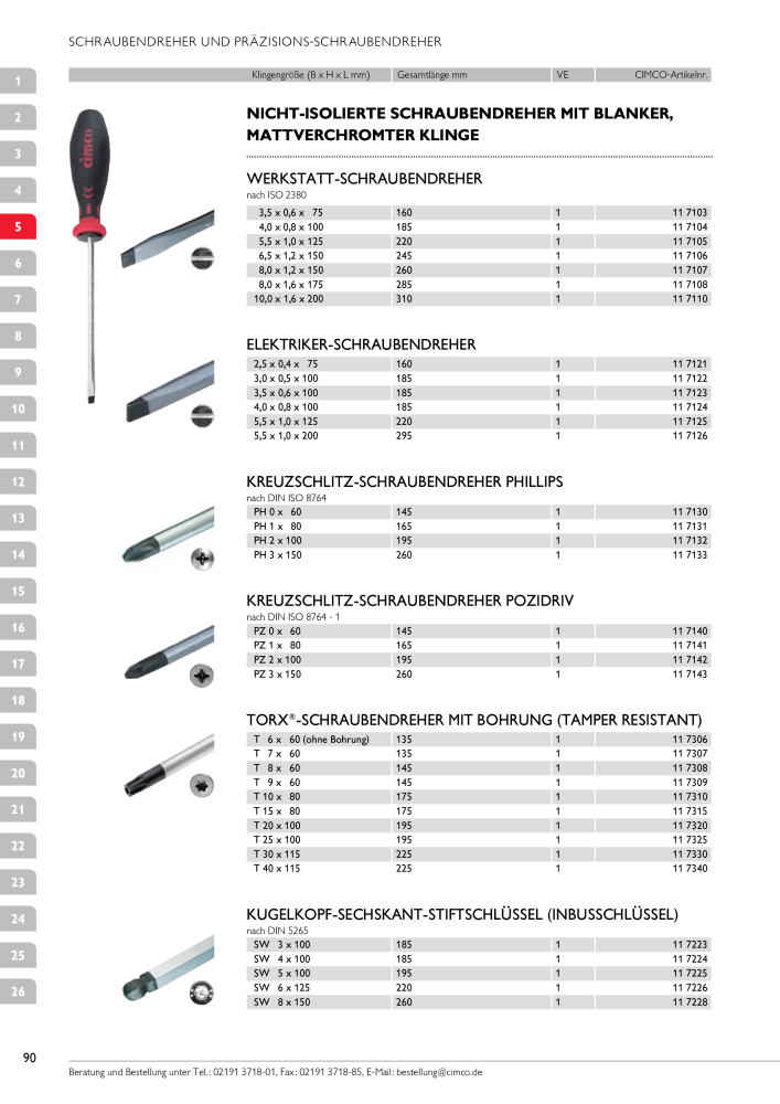 CIMCO - Gesamtkatalog Nb. : 20170 - Page 90