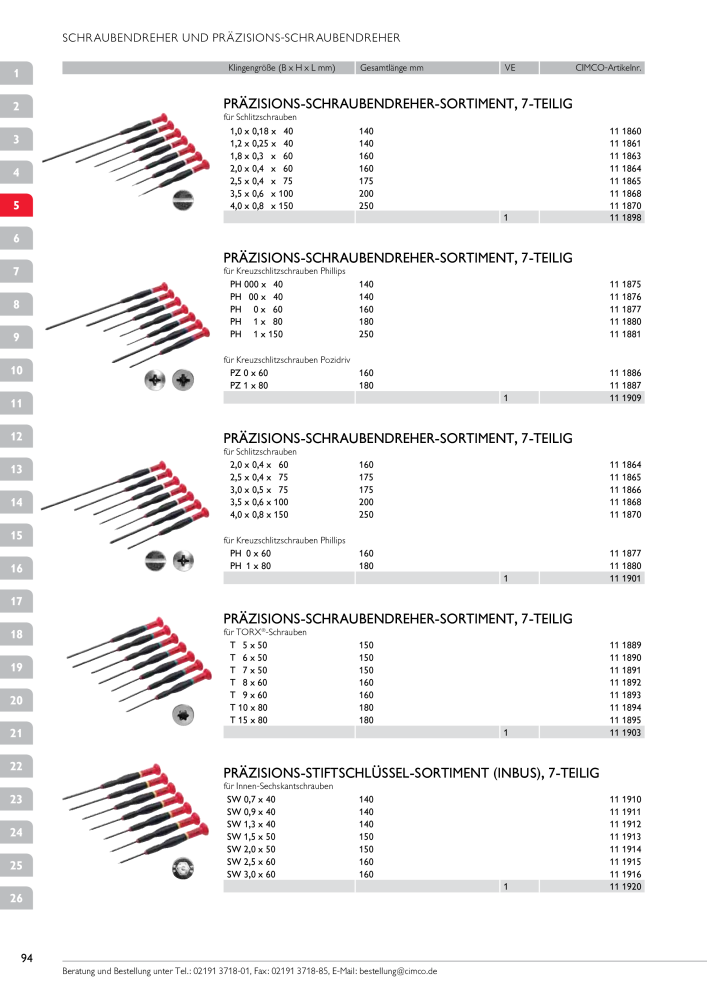 CIMCO - Gesamtkatalog Nb. : 20170 - Page 94